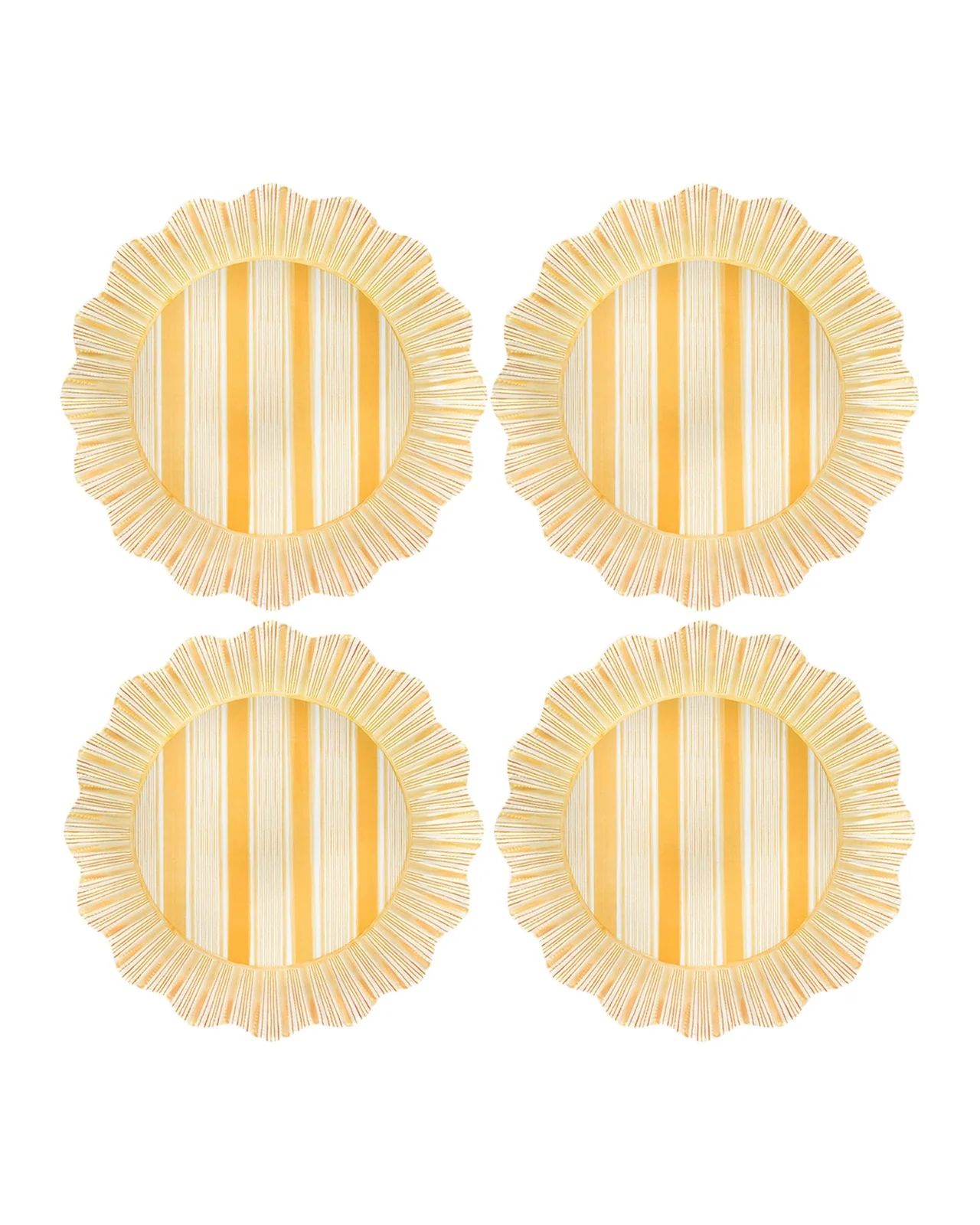 Juliska Cabana Stripe Melamine Dinner Plates