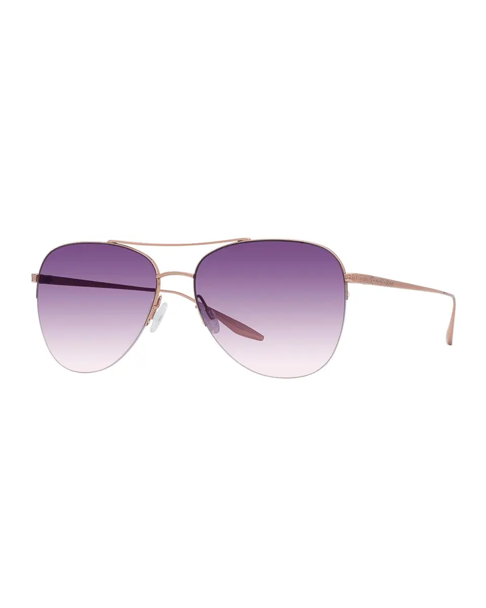 BARTON PERREIRA Chevalier 57 Titanium Aviator Sunglasses | Thumbnail 3
