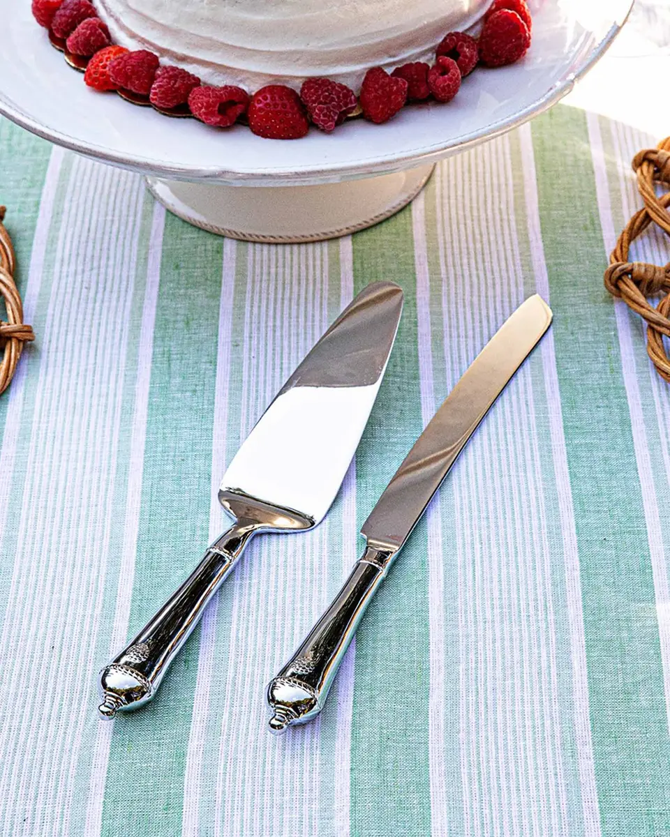 Juliska Berry & Thread Polished Cake Knife and Server Set | Thumbnail 2 Juliska Berry & Thread Polished Cake Knife and Server Set | Thumbnail 2