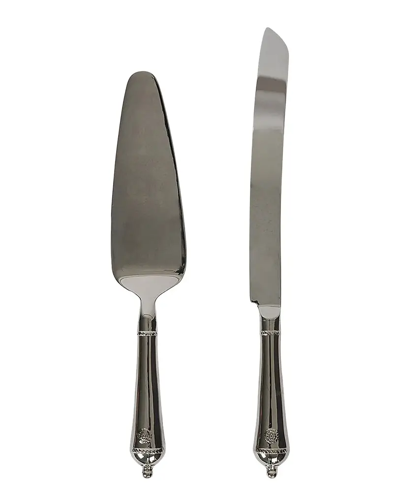 Juliska Berry & Thread Polished Cake Knife and Server Set