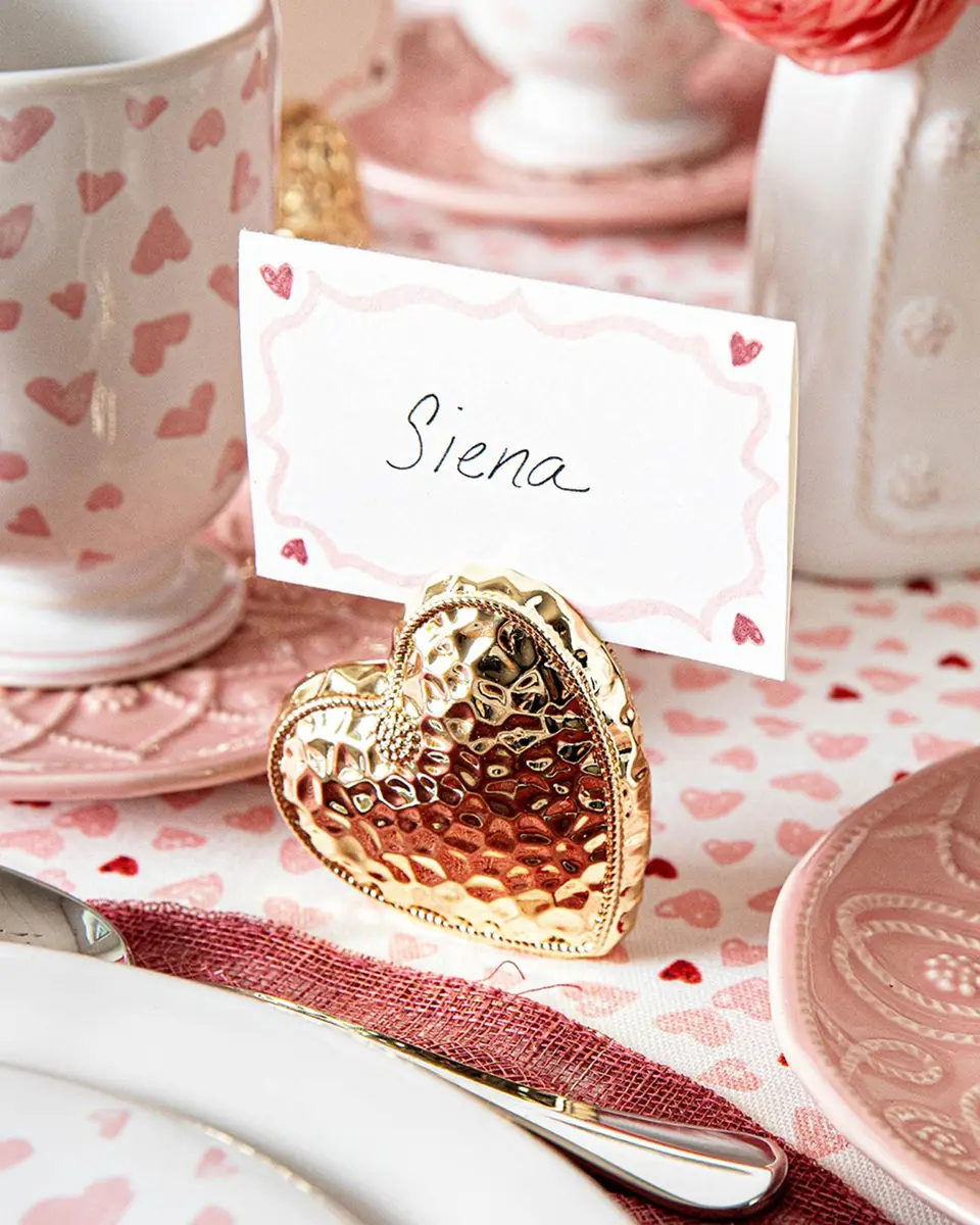 Juliska Berry & Thread Heart Place Card Holders, Set of 4 | Thumbnail 4 Juliska Berry & Thread Heart Place Card Holders, Set of 4 | Thumbnail 4