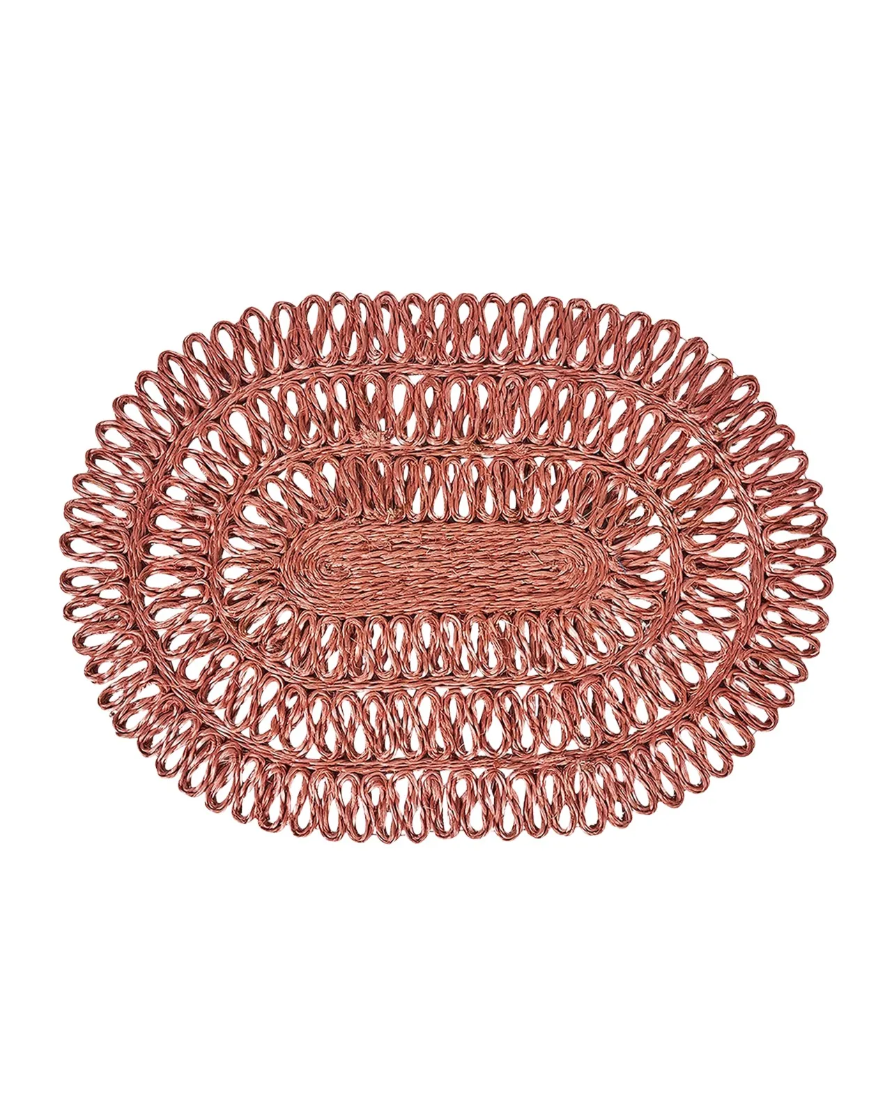 Juliska Straw Loop Oval Placemat
