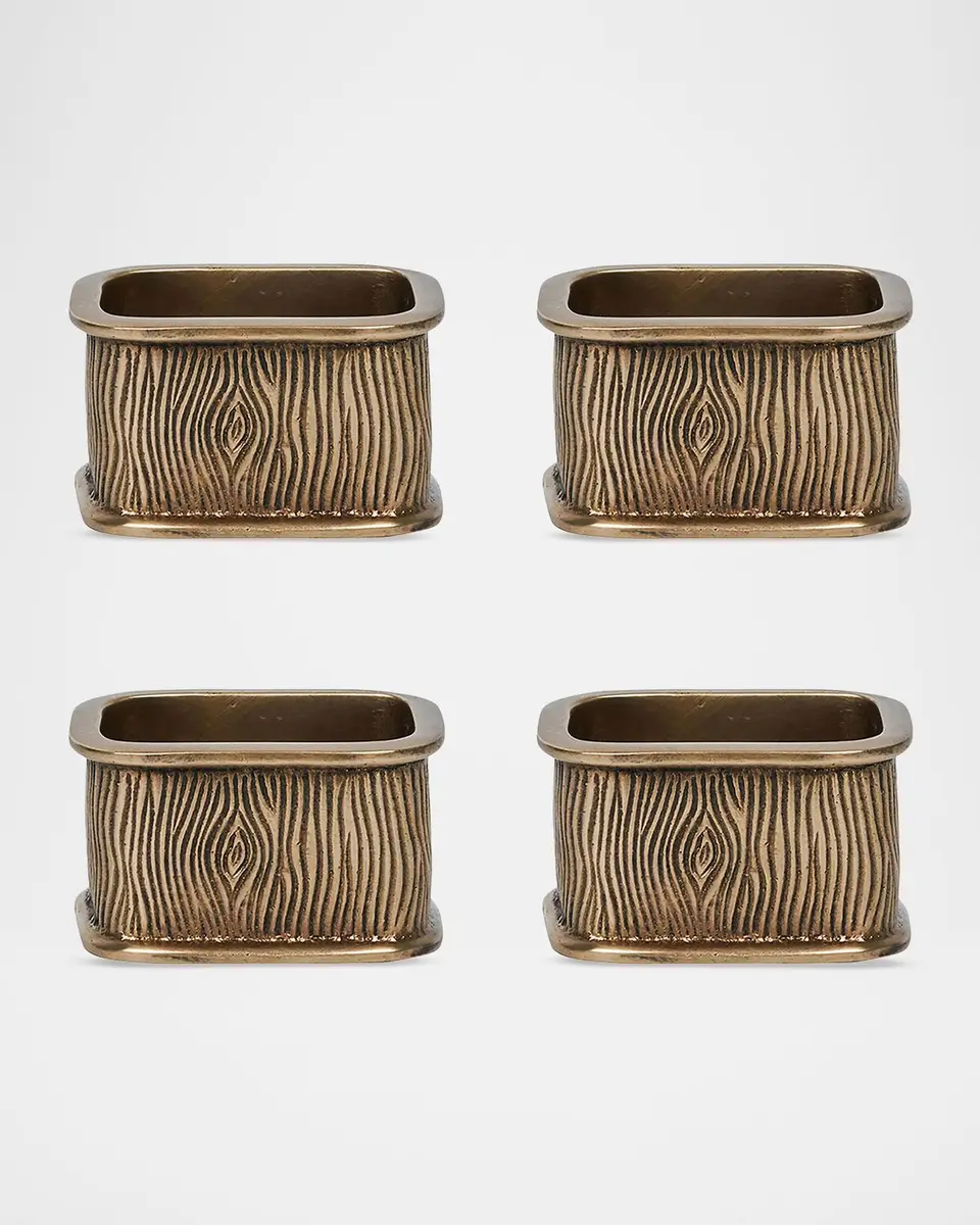 Juliska Blenheim Oak Napkin Rings, Set of 4 | Thumbnail 2 Juliska Blenheim Oak Napkin Rings, Set of 4 | Thumbnail 2