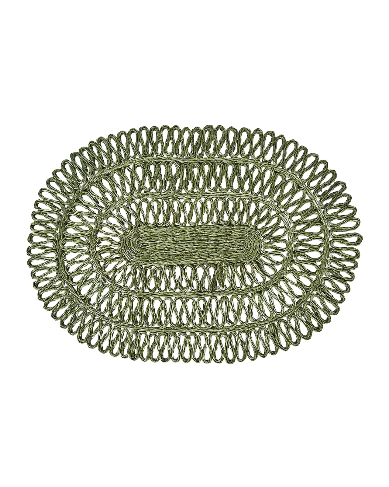 Juliska Straw Loop Oval Placemat