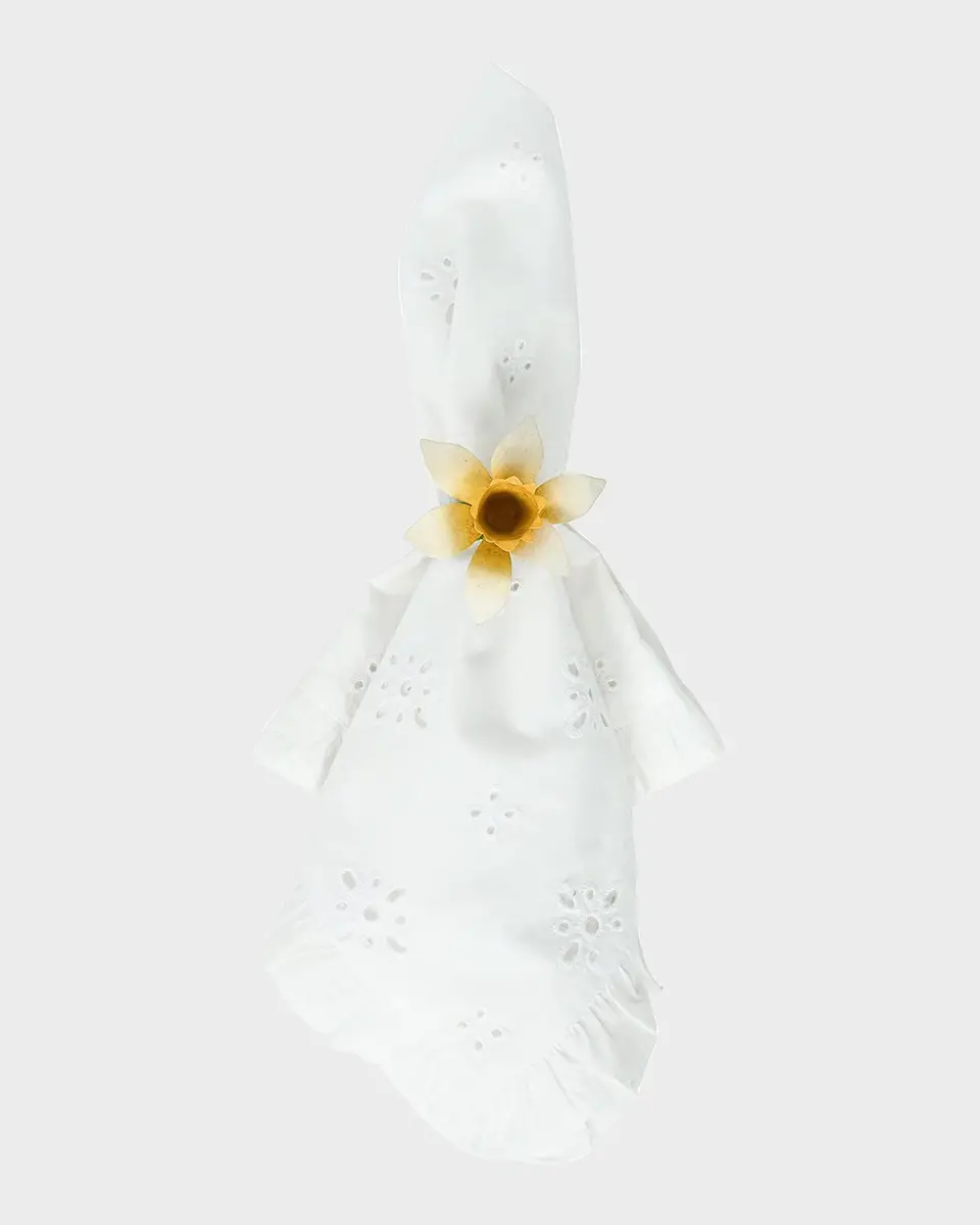 Juliska Meadow Walk Floral Napkin Rings, Set of 4 | Thumbnail 2 Juliska Meadow Walk Floral Napkin Rings, Set of 4 | Thumbnail 2
