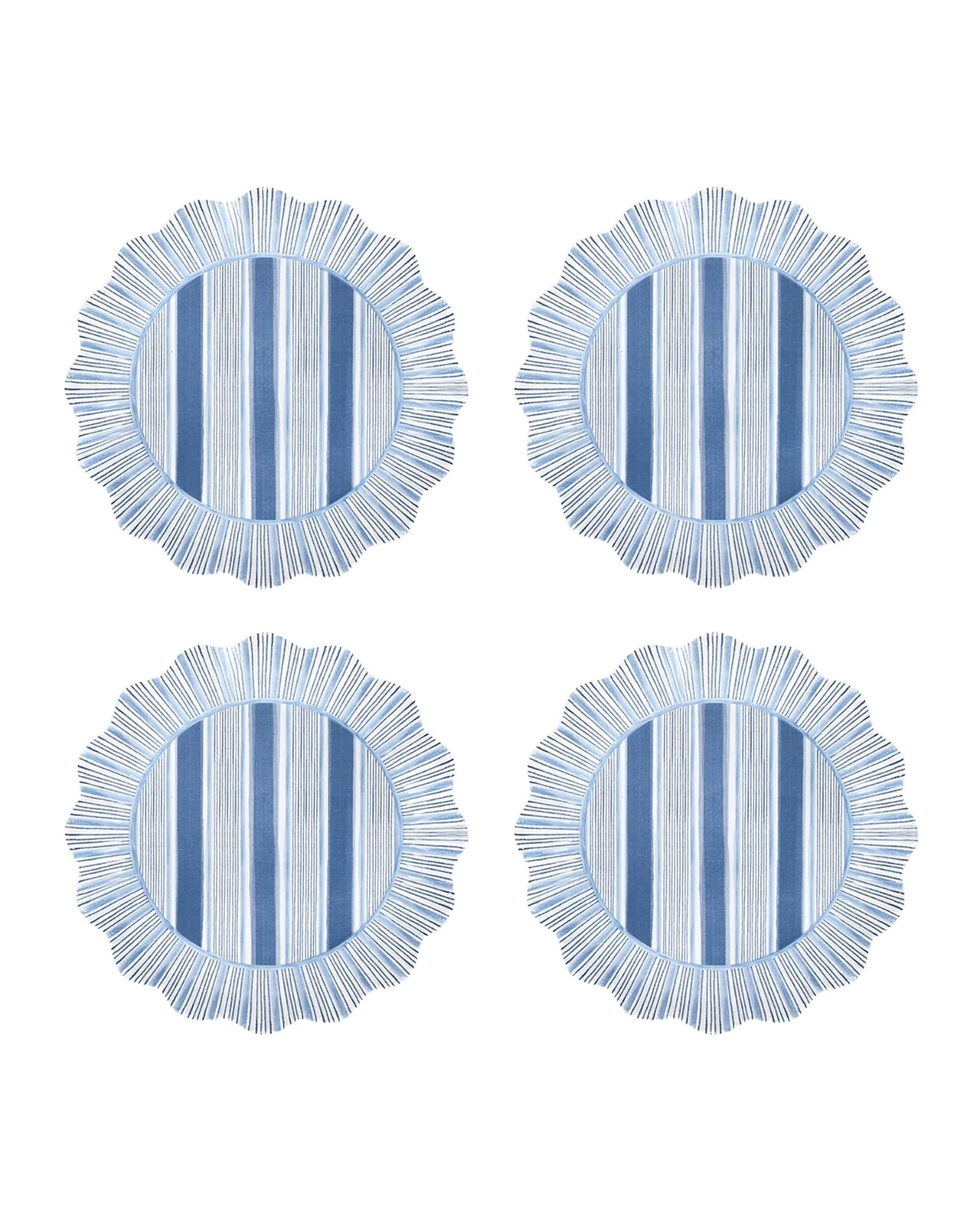 Juliska Cabana Stripe Melamine Dessert/Salad Plates