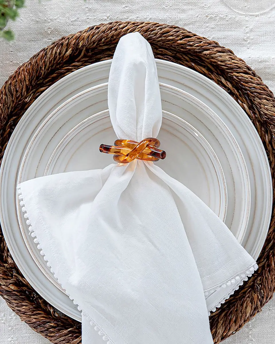 Juliska Tortoise Knot Napkin Rings, Set of 4 | Thumbnail 4 Juliska Tortoise Knot Napkin Rings, Set of 4 | Thumbnail 4
