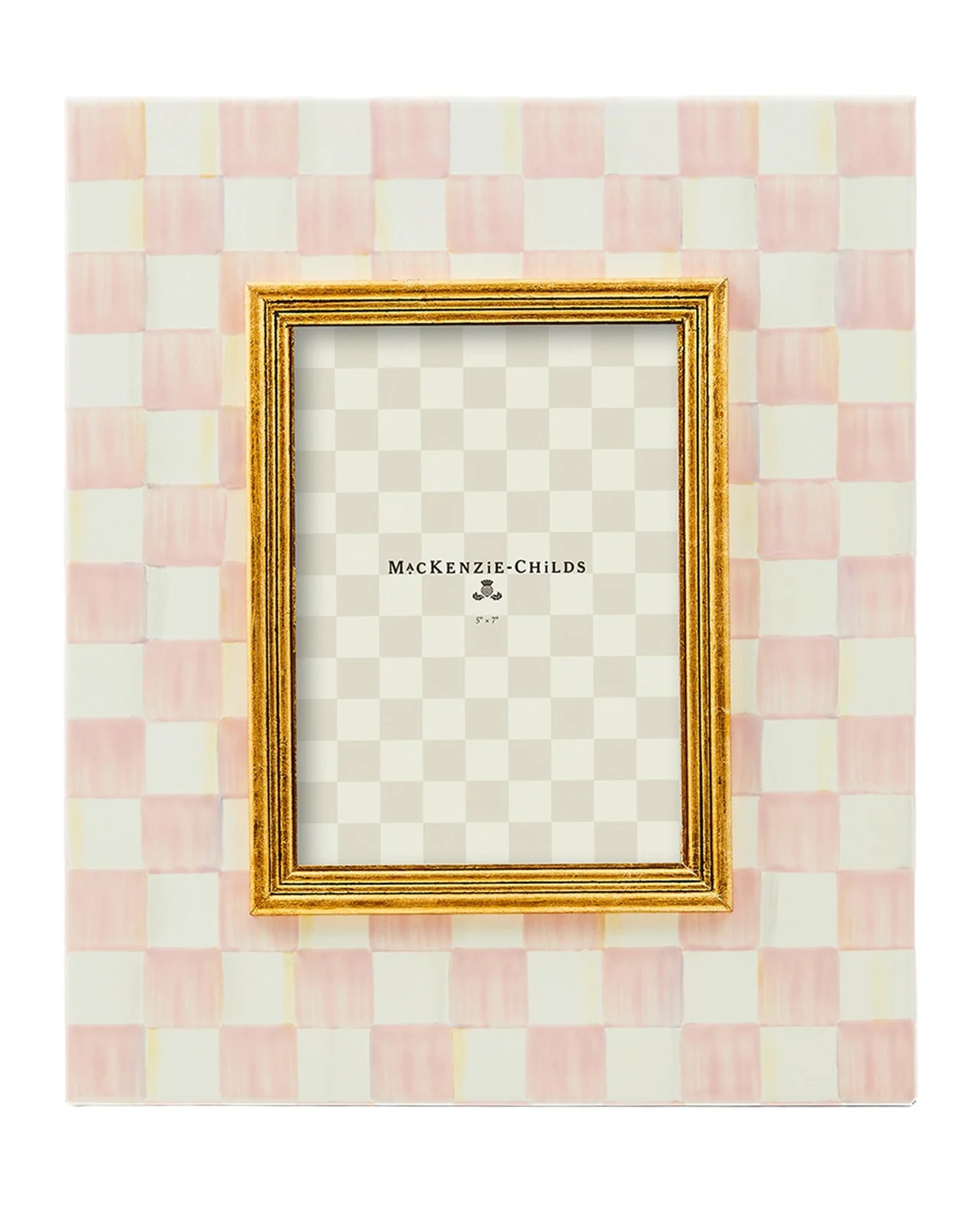 MacKenzie-Childs Rosy Check Picture Frame