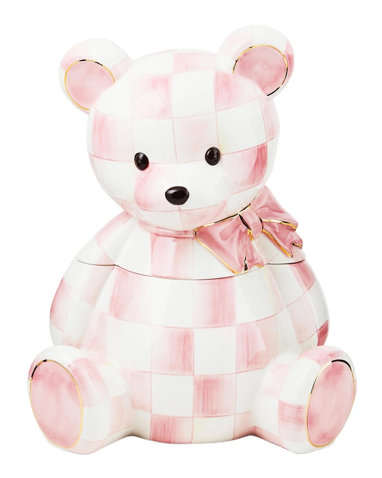 MacKenzie-Childs Rosy Bear Cookie Jar