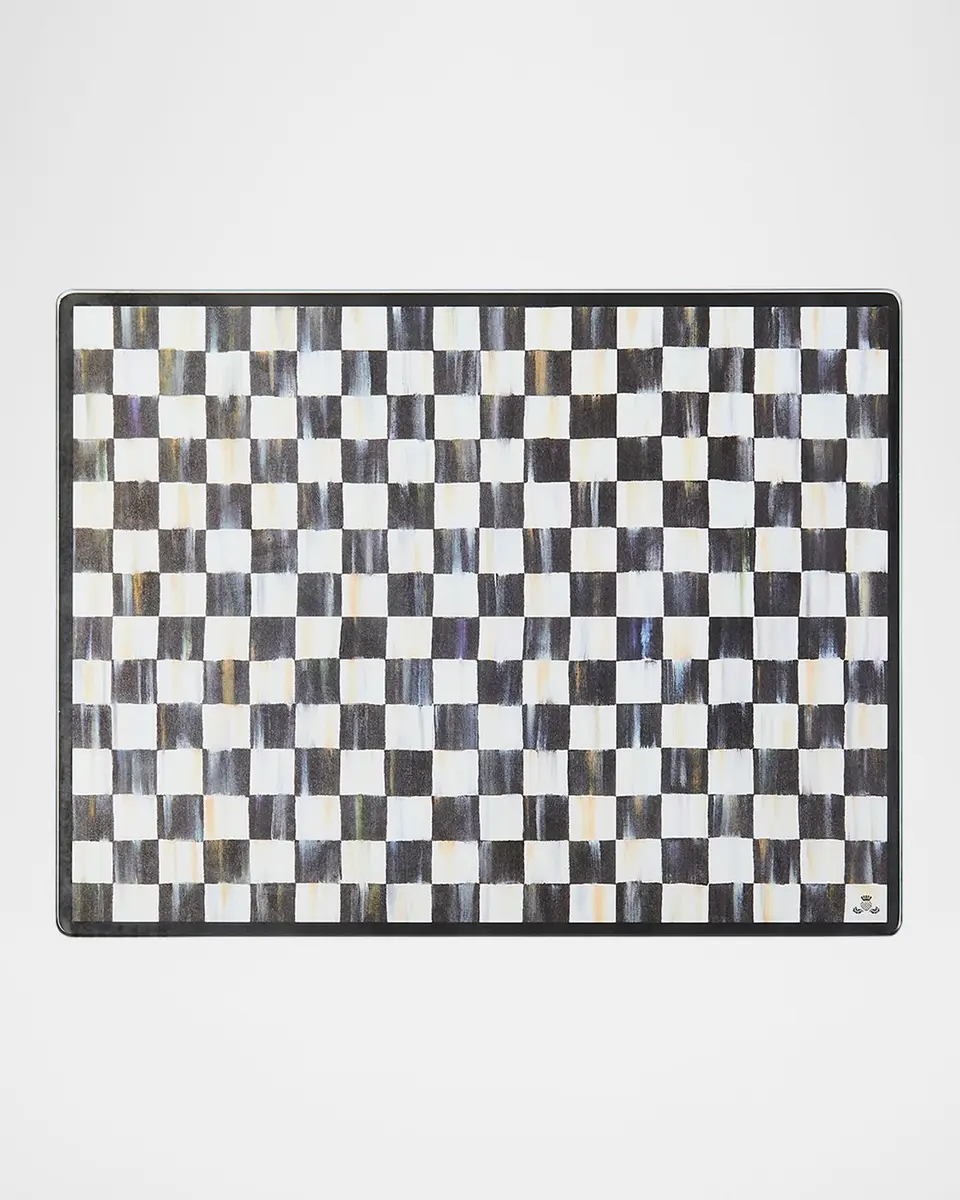 MacKenzie-Childs Courtly Check Glass Cutting Boards, Set of 2 | Thumbnail 2 MacKenzie-Childs Courtly Check Glass Cutting Boards, Set of 2 | Thumbnail 2