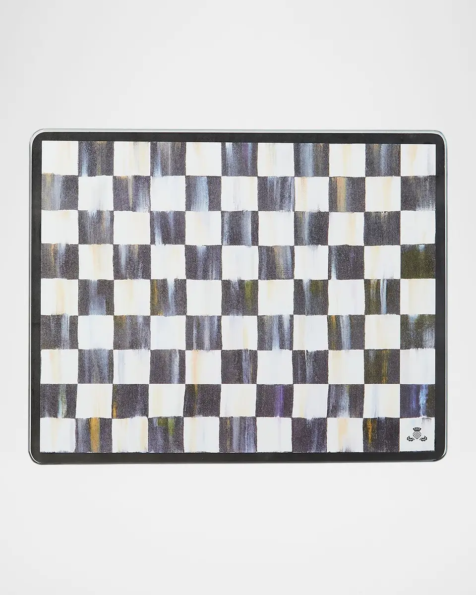 MacKenzie-Childs Courtly Check Glass Cutting Boards, Set of 2 | Thumbnail 3 MacKenzie-Childs Courtly Check Glass Cutting Boards, Set of 2 | Thumbnail 3