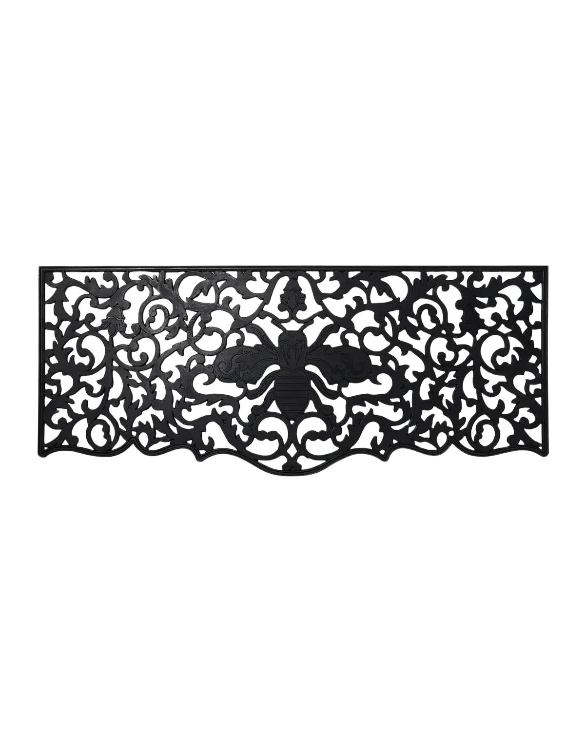 MacKenzie-Childs Queen Bee Rubber Double Door Mat