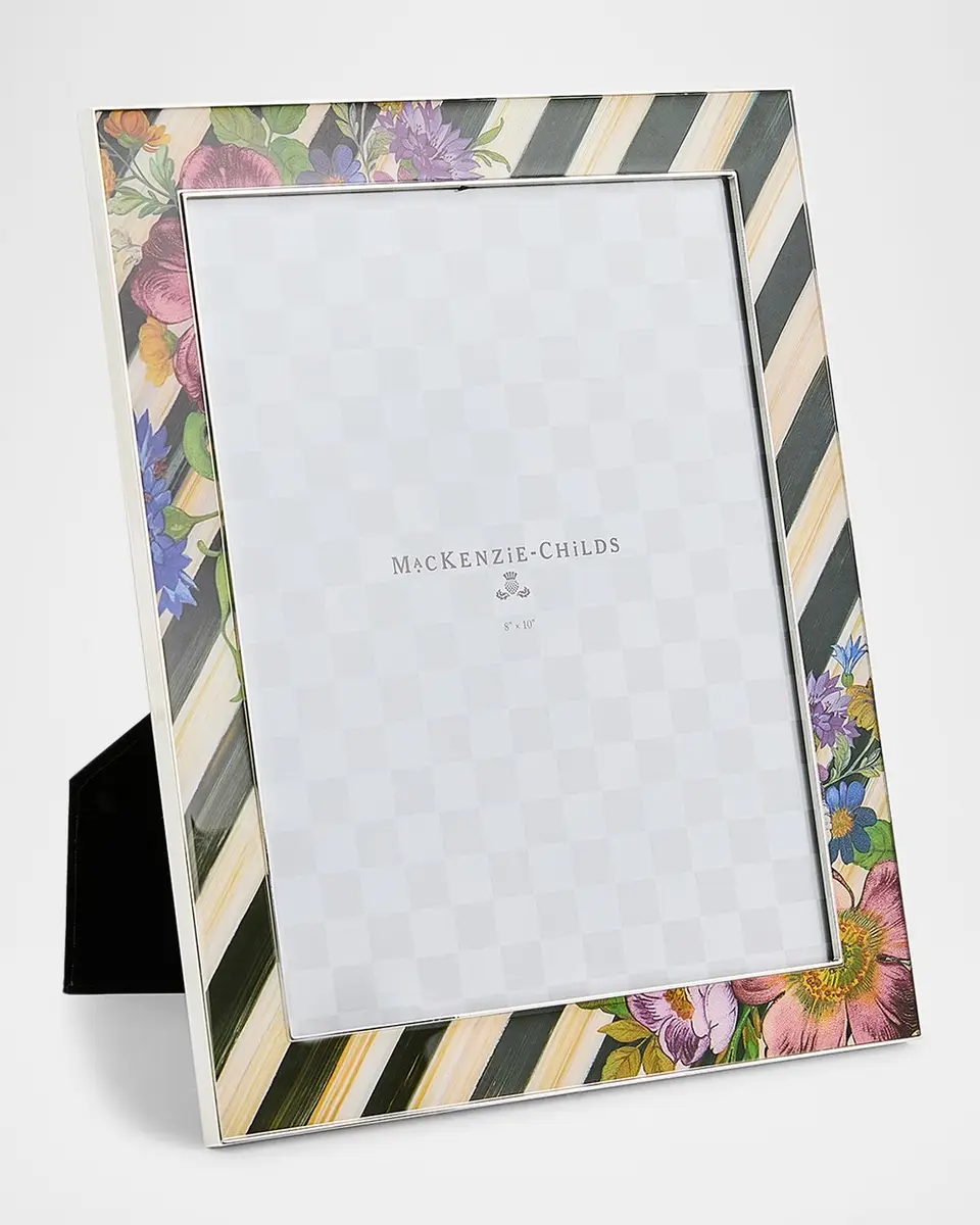 MacKenzie-Childs Flower Market Silver-Plated Frame, 8" x 10" | Thumbnail 2 MacKenzie-Childs Flower Market Silver-Plated Frame, 8" x 10" | Thumbnail 2