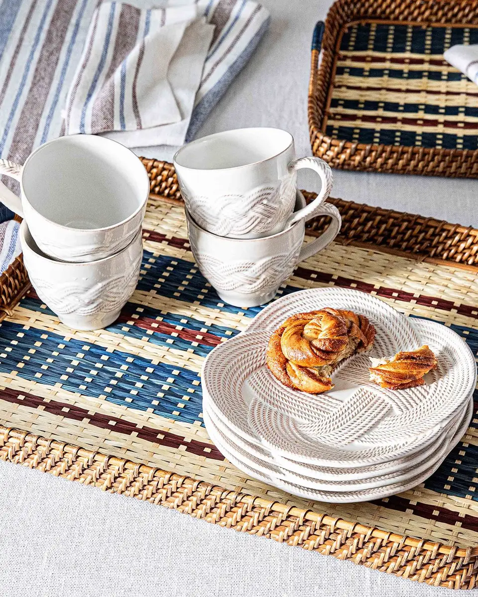 Juliska Danish Stripe 21" Tray | Thumbnail 2 Juliska Danish Stripe 21" Tray | Thumbnail 2