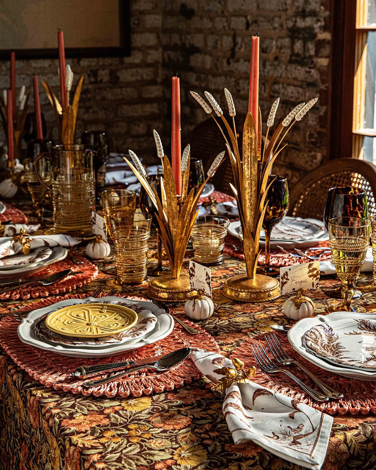 Juliska Willa Tablecloth, 60" x 120"