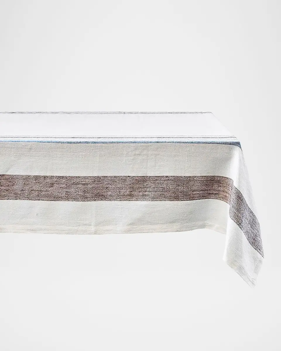 Juliska Danish Stripe Tablecloth, 60" x 120" | Thumbnail 4