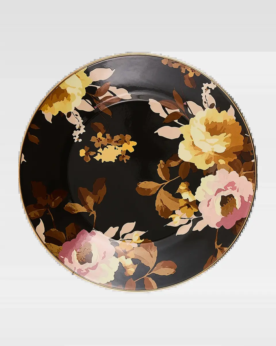 MacKenzie-Childs Wild Rose Mocha Dinner Plate | Thumbnail 2 MacKenzie-Childs Wild Rose Mocha Dinner Plate | Thumbnail 2