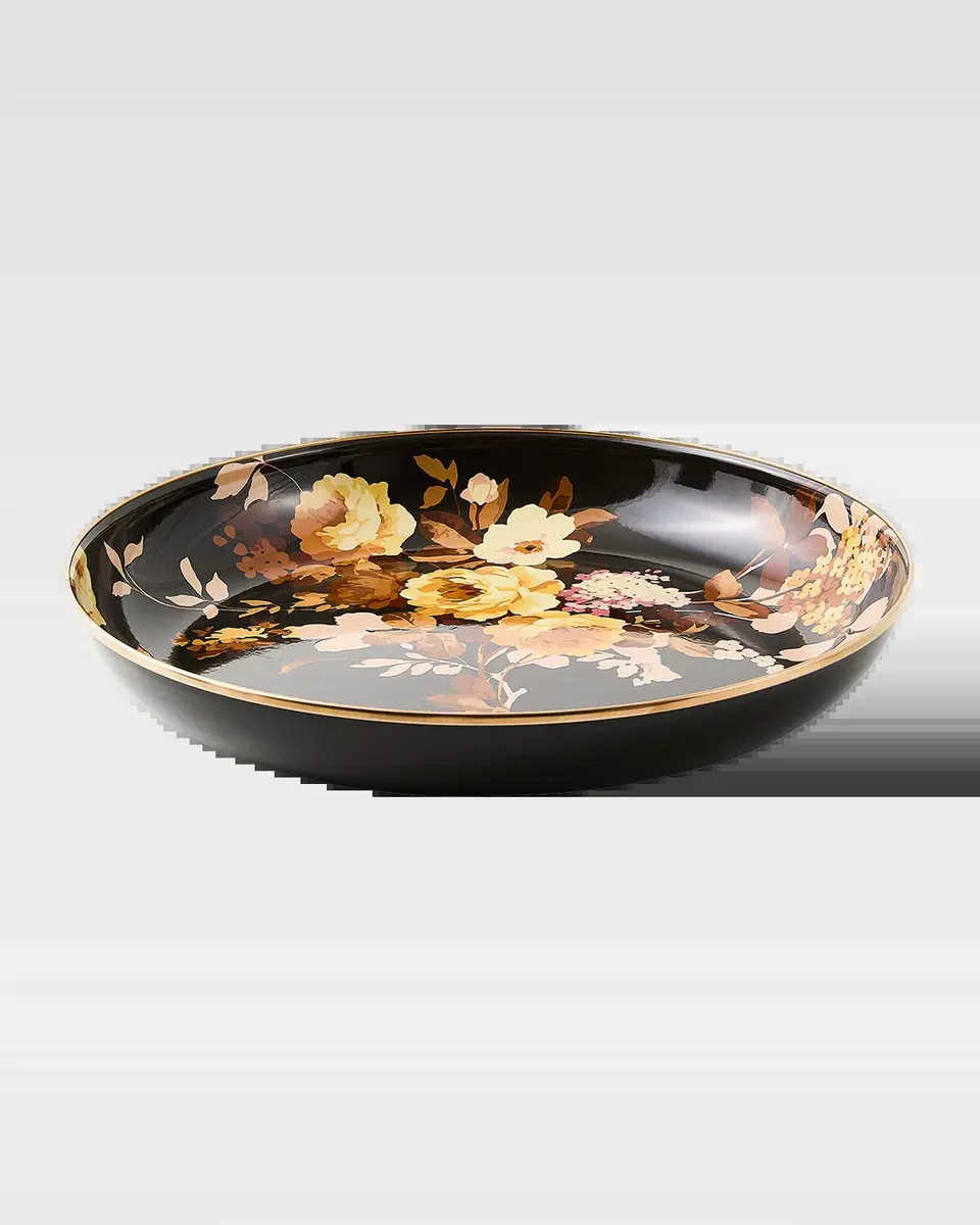 MacKenzie-Childs Wild Rose Mocha Abundant Bowl | Thumbnail 2 MacKenzie-Childs Wild Rose Mocha Abundant Bowl | Thumbnail 2