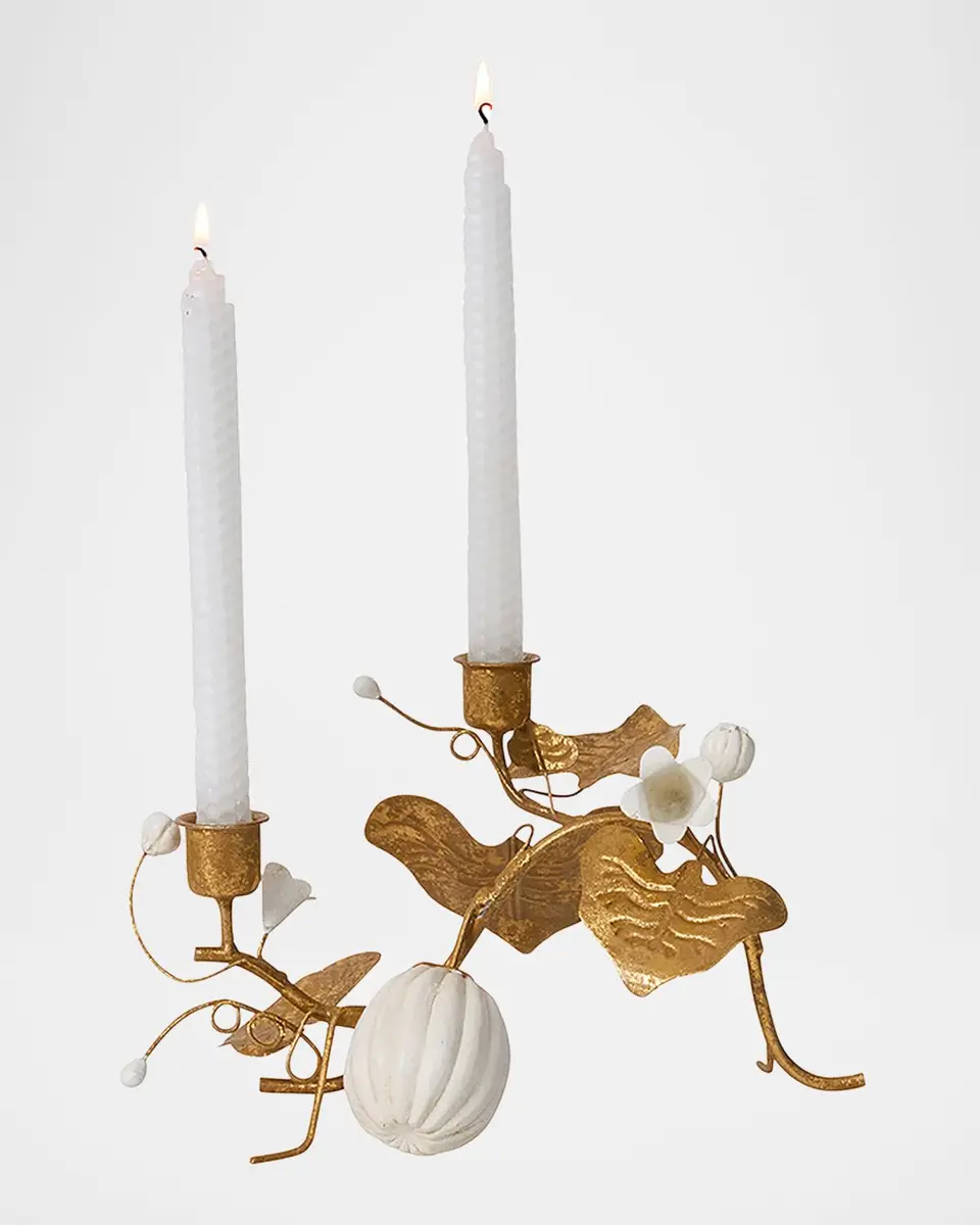 Juliska Forest Walk Pumpkin & Vine Double Candlestick Holder | Thumbnail 2 Juliska Forest Walk Pumpkin & Vine Double Candlestick Holder | Thumbnail 2