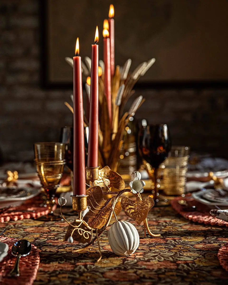 Juliska Forest Walk Pumpkin & Vine Double Candlestick Holder | Thumbnail 3 Juliska Forest Walk Pumpkin & Vine Double Candlestick Holder | Thumbnail 3