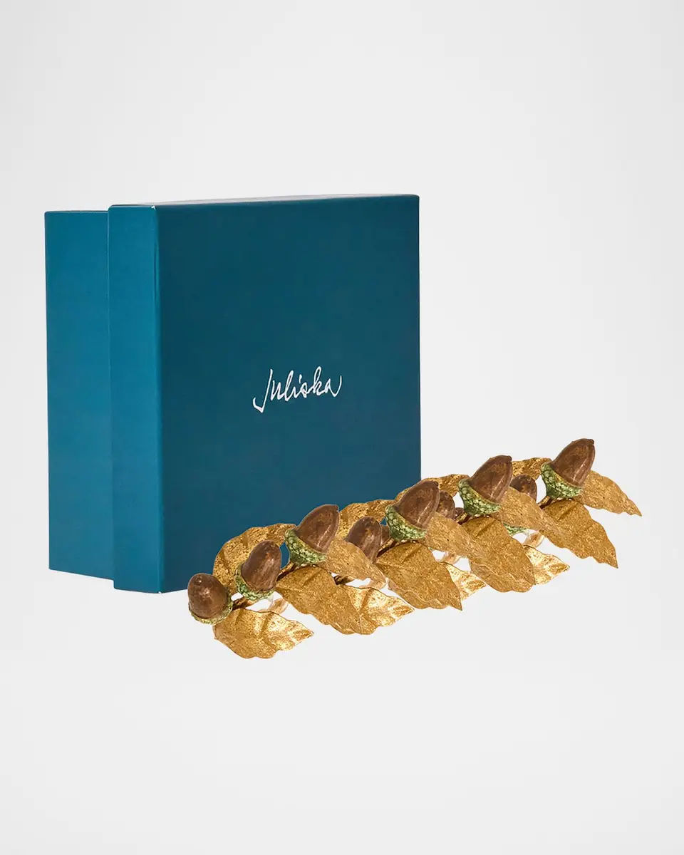 Juliska Forest Walk Acorn Napkin Rings, Set of 4 | Thumbnail 5 Juliska Forest Walk Acorn Napkin Rings, Set of 4 | Thumbnail 5