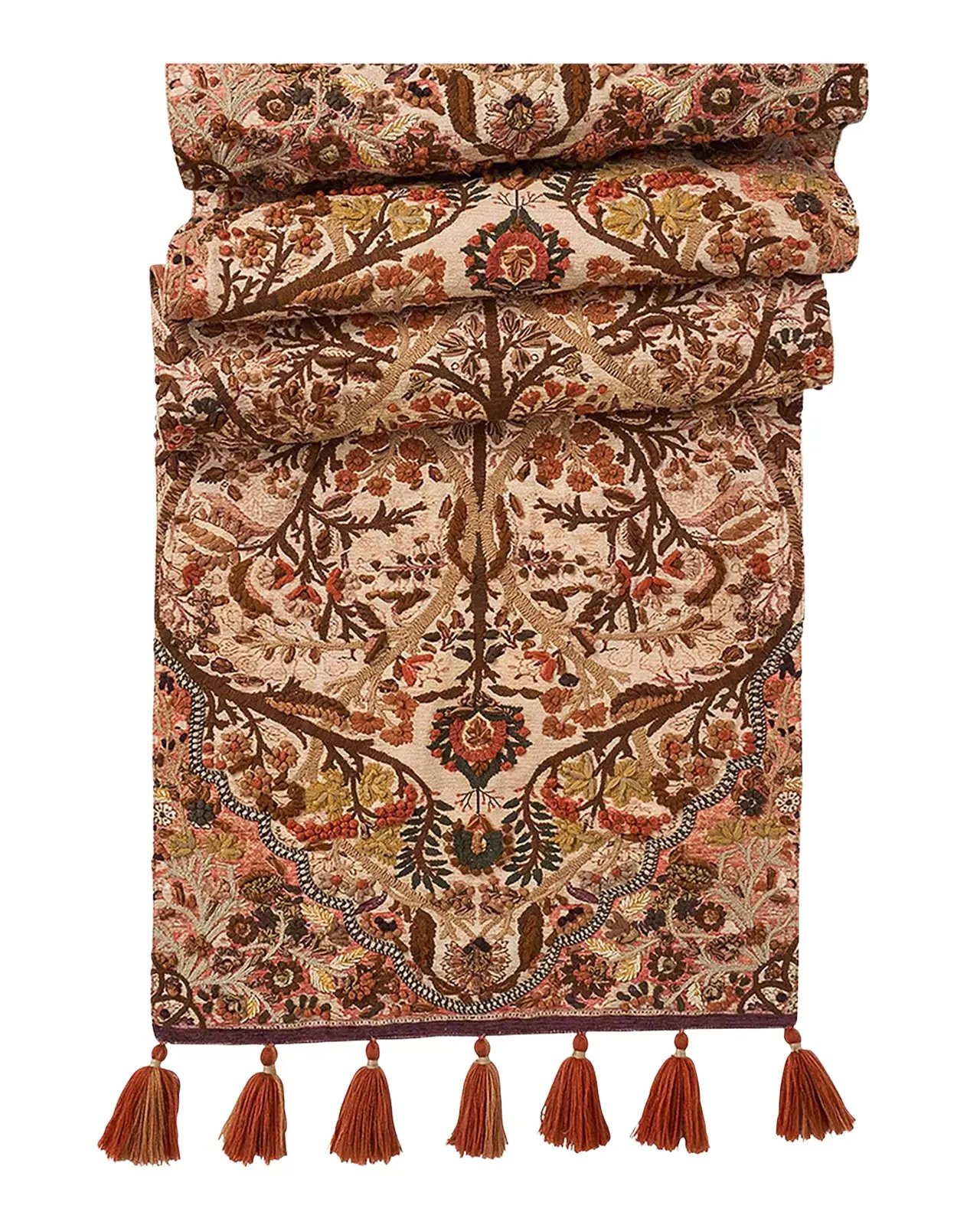Juliska Willa Embroidered Table Runner, 18" x 90"