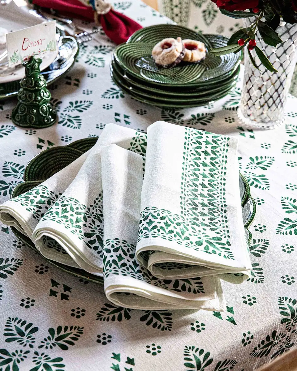 Juliska Iberian Border Napkins, Set of 4 | Thumbnail 4 Juliska Iberian Border Napkins, Set of 4 | Thumbnail 4