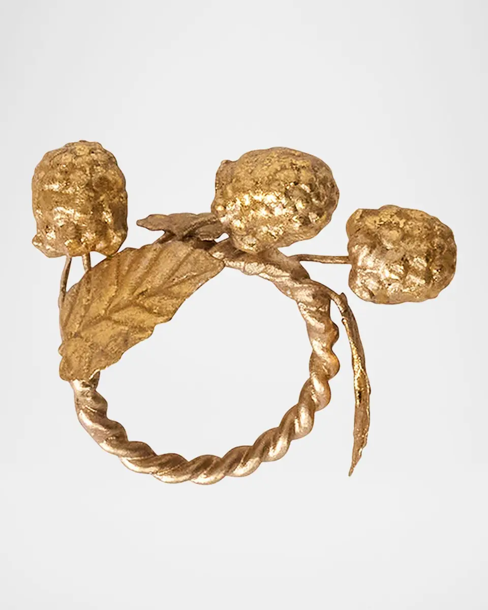 Juliska Forest Walk Leaf Assorted Napkin Rings, Set of 4 | Thumbnail 3