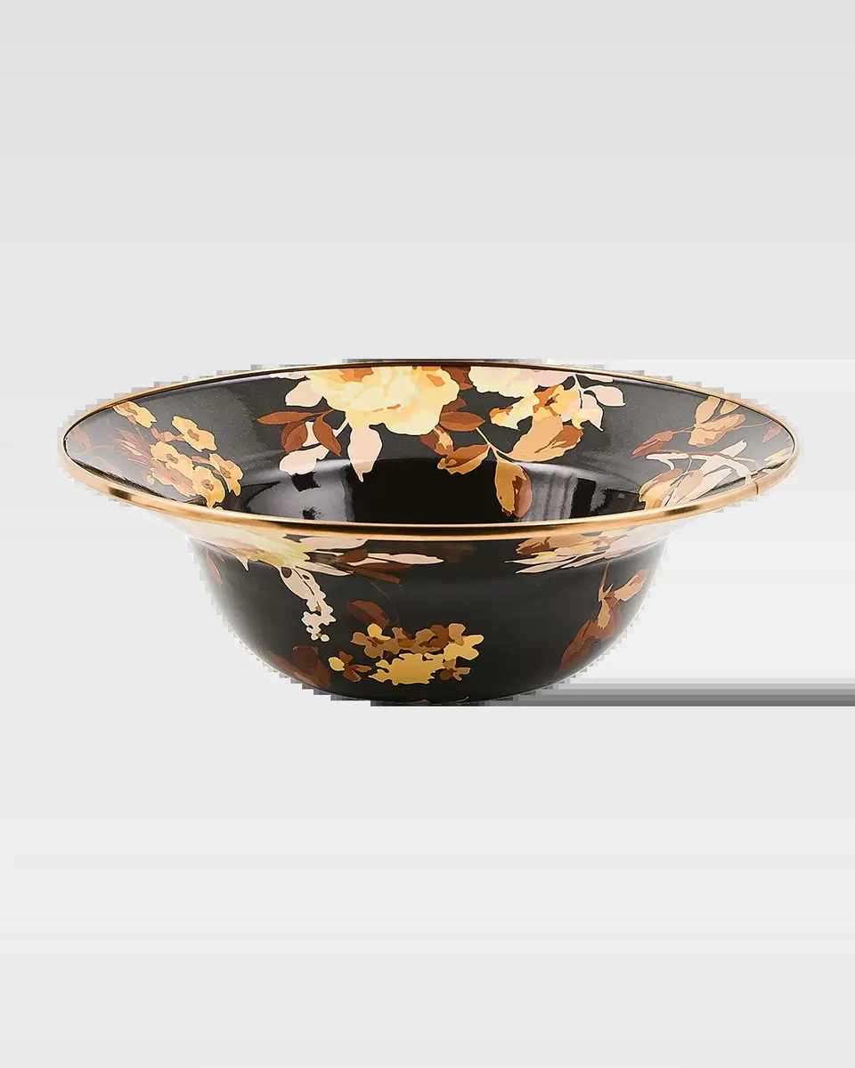 MacKenzie-Childs Wild Rose Mocha Serving Bowl | Thumbnail 2 MacKenzie-Childs Wild Rose Mocha Serving Bowl | Thumbnail 2