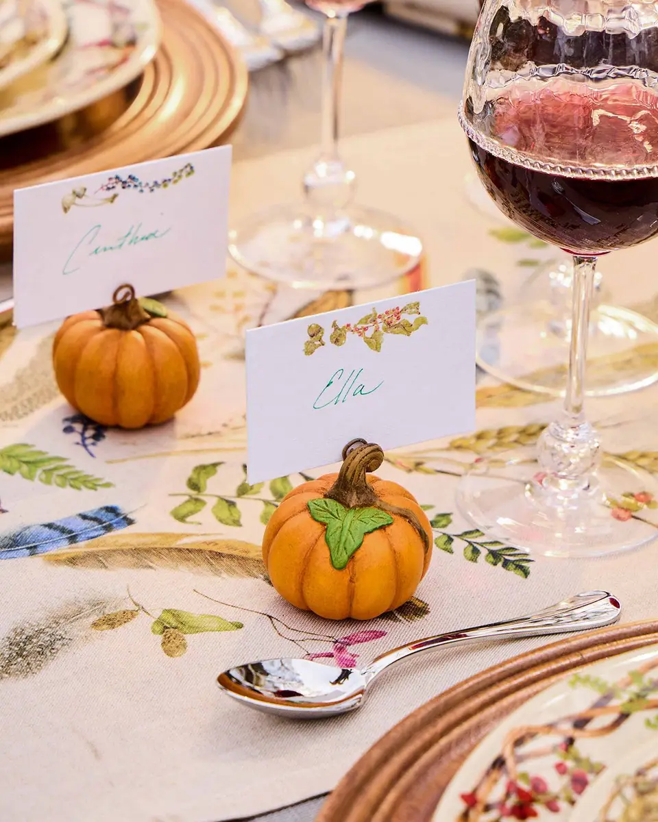 Juliska Forest Walk Pumpkin Place Card Holders, Set of 4 | Thumbnail 4 Juliska Forest Walk Pumpkin Place Card Holders, Set of 4 | Thumbnail 4