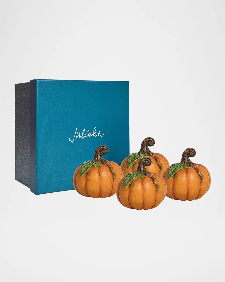 Juliska Forest Walk Pumpkin Place Card Holders, Set of 4 | Thumbnail 5 Juliska Forest Walk Pumpkin Place Card Holders, Set of 4 | Thumbnail 5