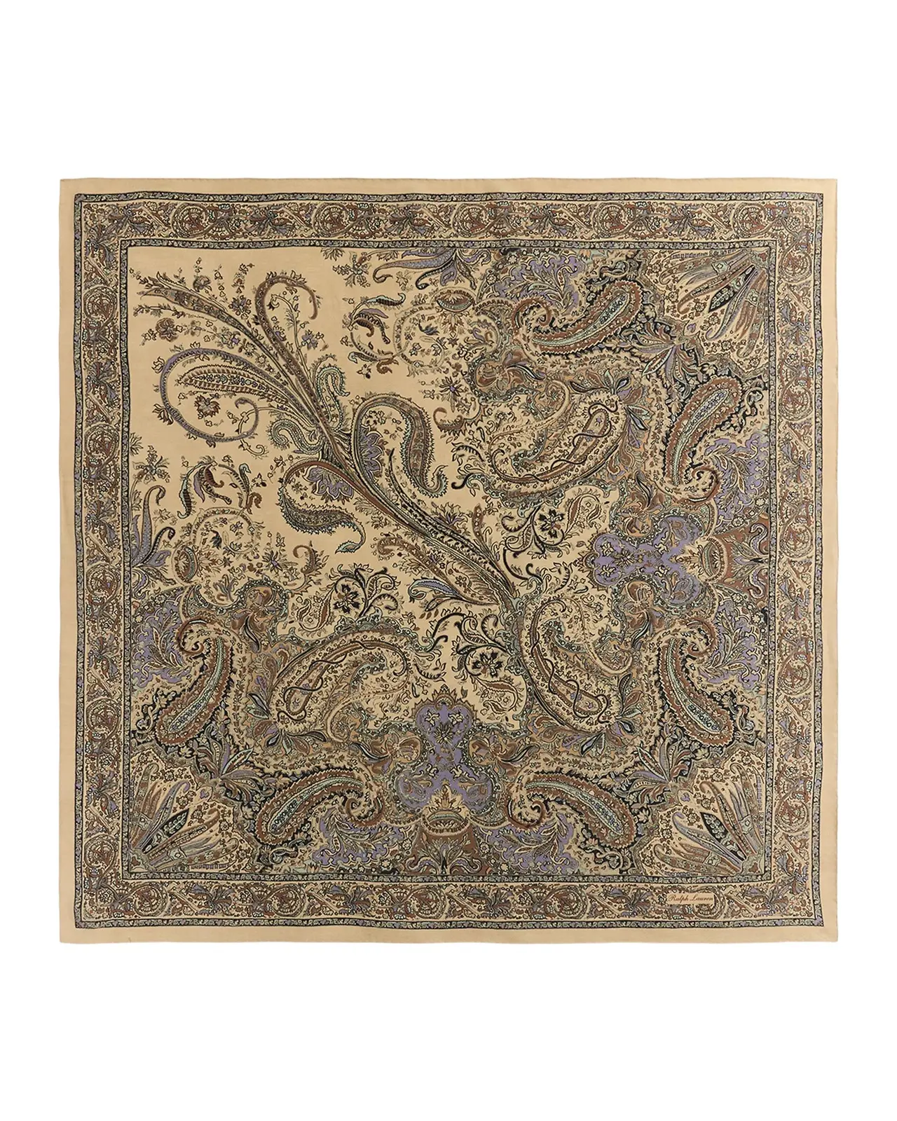 Paisley Crepe de Chine Square Scarf Paisley Crepe de Chine Square Scarf