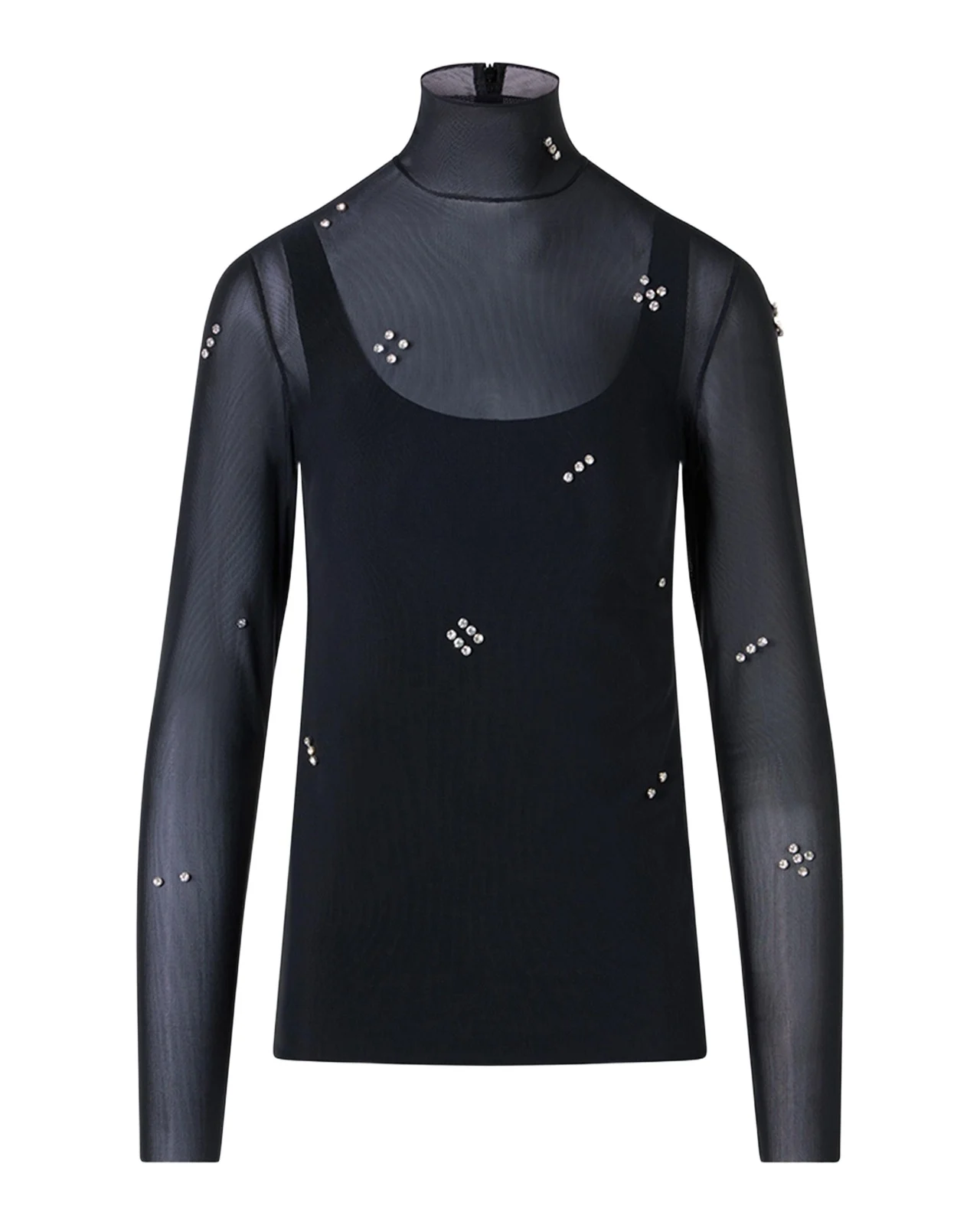 Akris punto Diamond Dice Dot Top