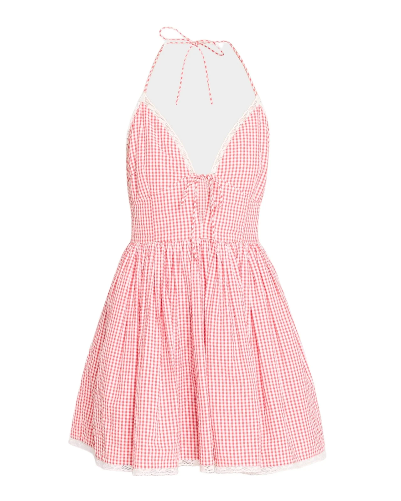 Khloe Gingham Cotton Minidress
