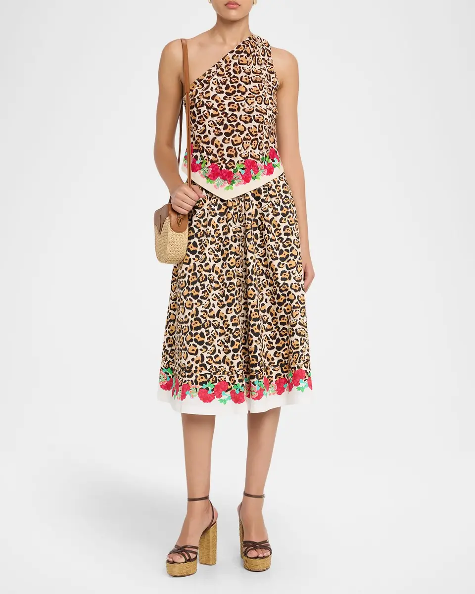 Saloni Madeline Printed One-Shoulder Top | Thumbnail 2 Saloni Madeline Printed One-Shoulder Top | Thumbnail 2