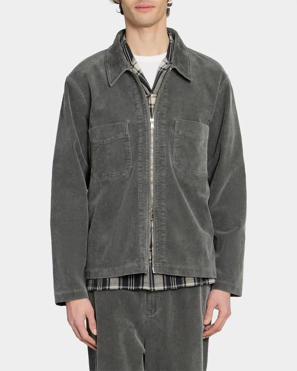OFFICINE GÉNÉRALE Men's Byron Washed Cotton Corduroy Jacket | Thumbnail 4 OFFICINE GÉNÉRALE Men's Byron Washed Cotton Corduroy Jacket | Thumbnail 4
