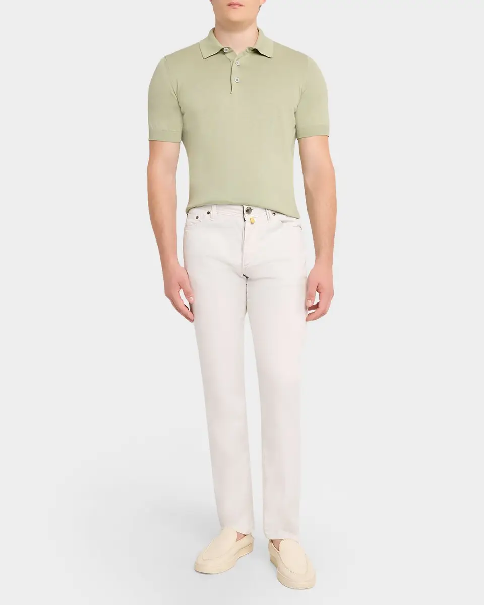 Sartorio Men's Cotton-Blend Slim Five-Pocket Pants | Thumbnail 2