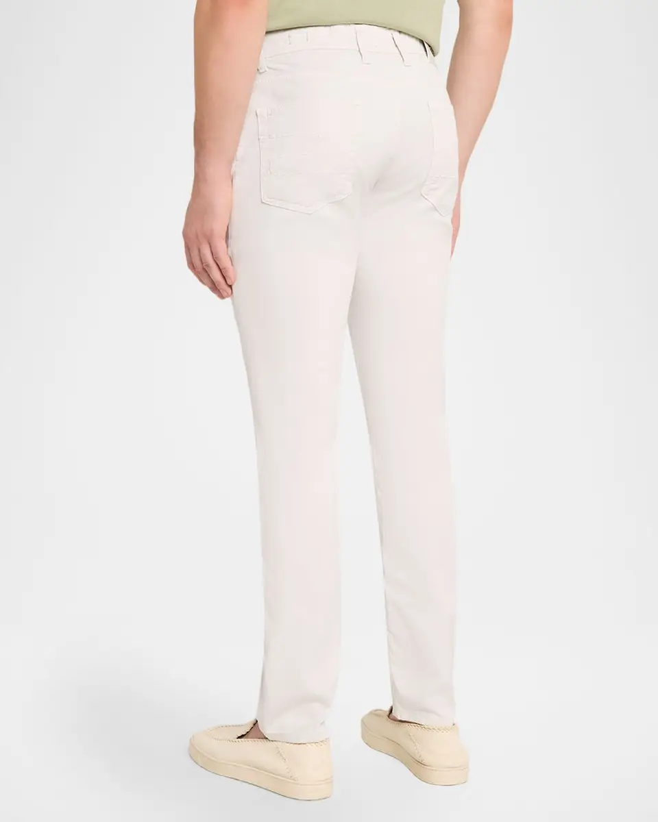 Sartorio Men's Cotton-Blend Slim Five-Pocket Pants | Thumbnail 3