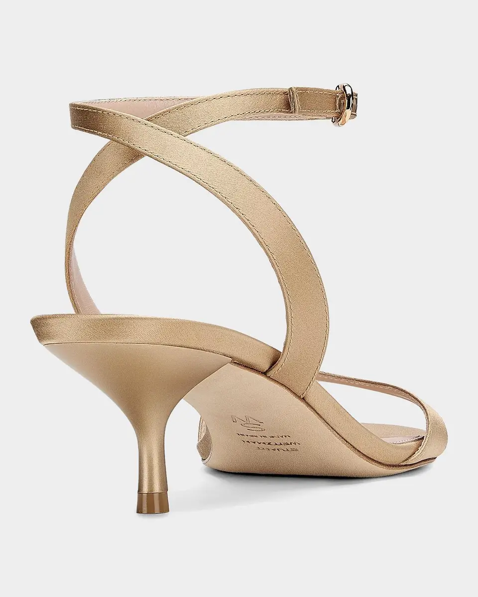 Stuart Weitzman 50mm Kellie Satin Ankle-Strap Sandals | Thumbnail 2 Stuart Weitzman 50mm Kellie Satin Ankle-Strap Sandals | Thumbnail 2