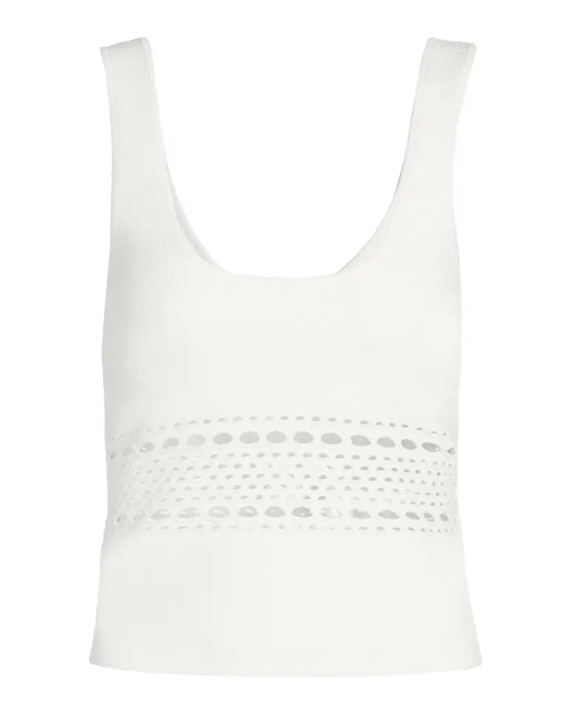 Simkhai Fitzgerald Open-Work Tank Top | Image 1 Simkhai Fitzgerald Open-Work Tank Top | Image 1
