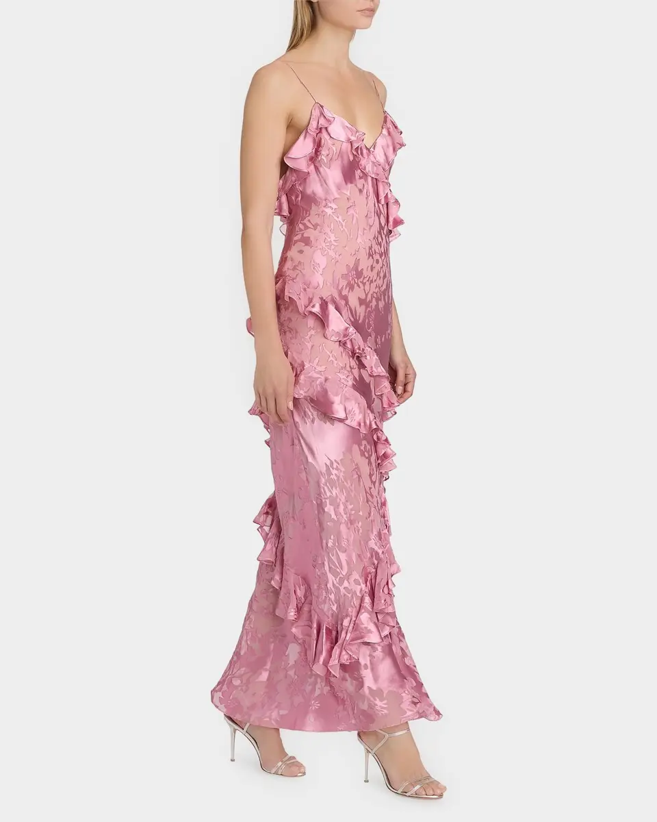 LoveShackFancy Dean Floral Silk Maxi Dress | Thumbnail 4 LoveShackFancy Dean Floral Silk Maxi Dress | Thumbnail 4