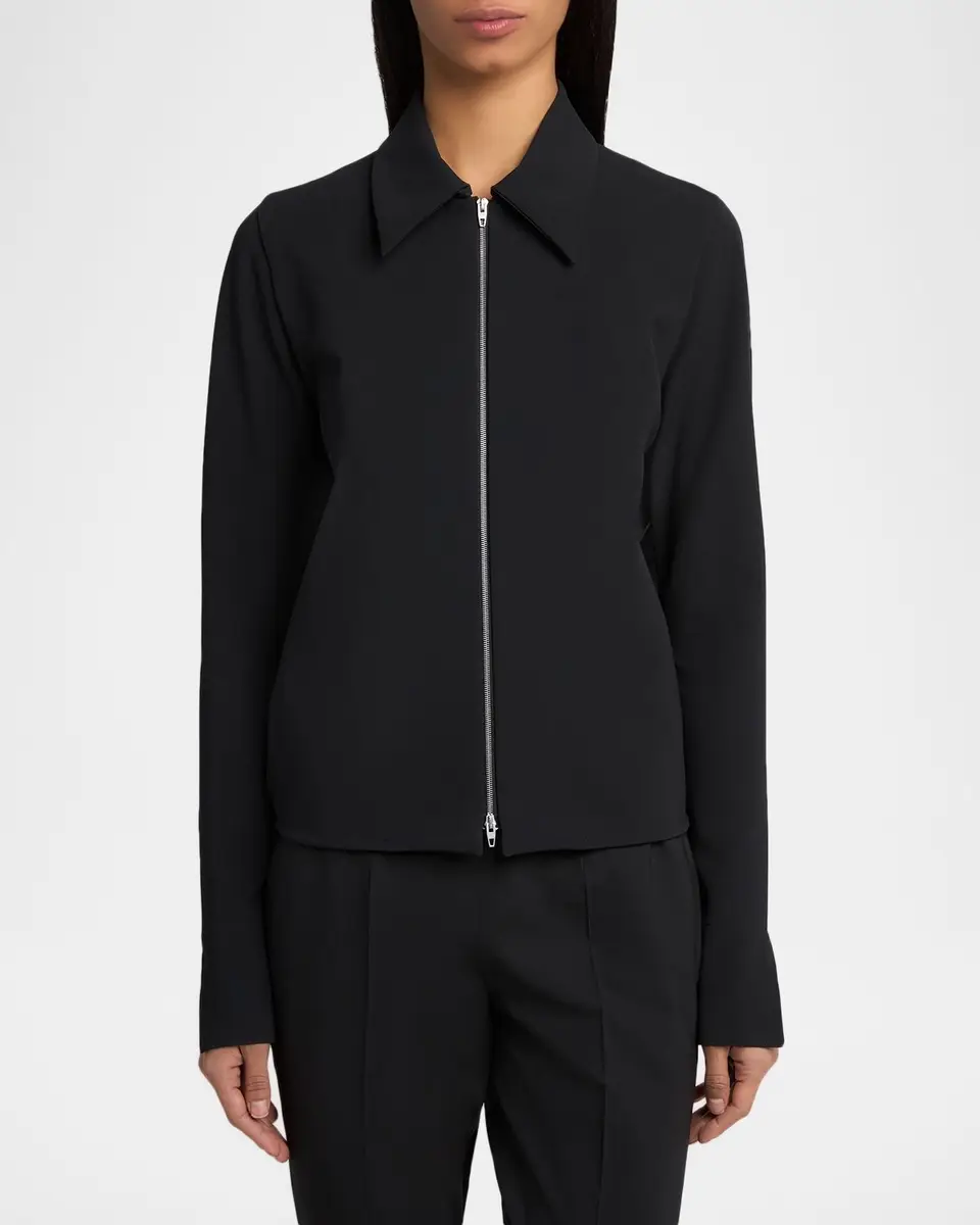 Jil Sander Collared Zip-Up Jacket | Thumbnail 4 Jil Sander Collared Zip-Up Jacket | Thumbnail 4