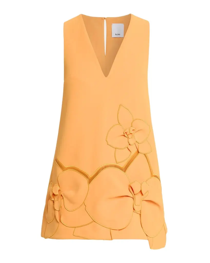 Acler Koda 3D Floral Mini Dress | Image 1 Acler Koda 3D Floral Mini Dress | Image 1