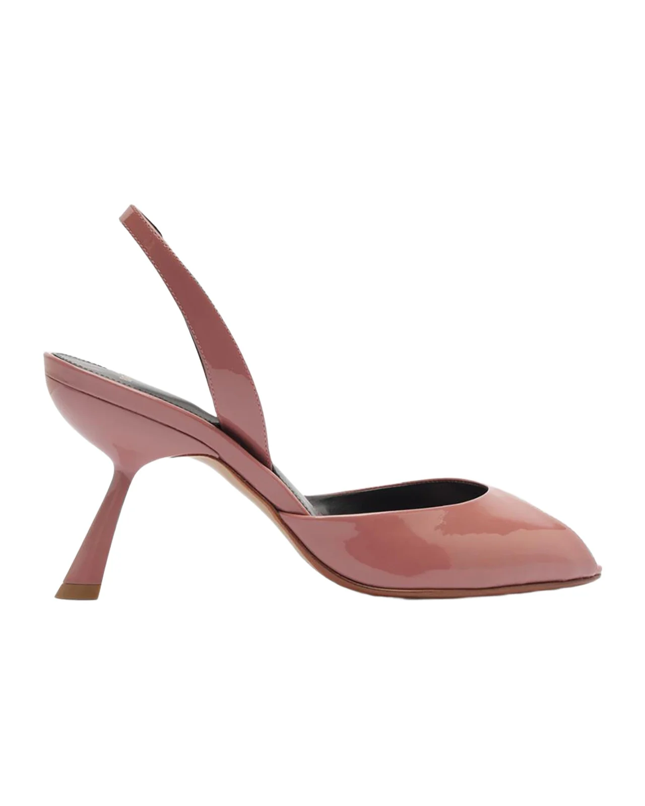85mm Miranda Patent Leather Slingback Pumps