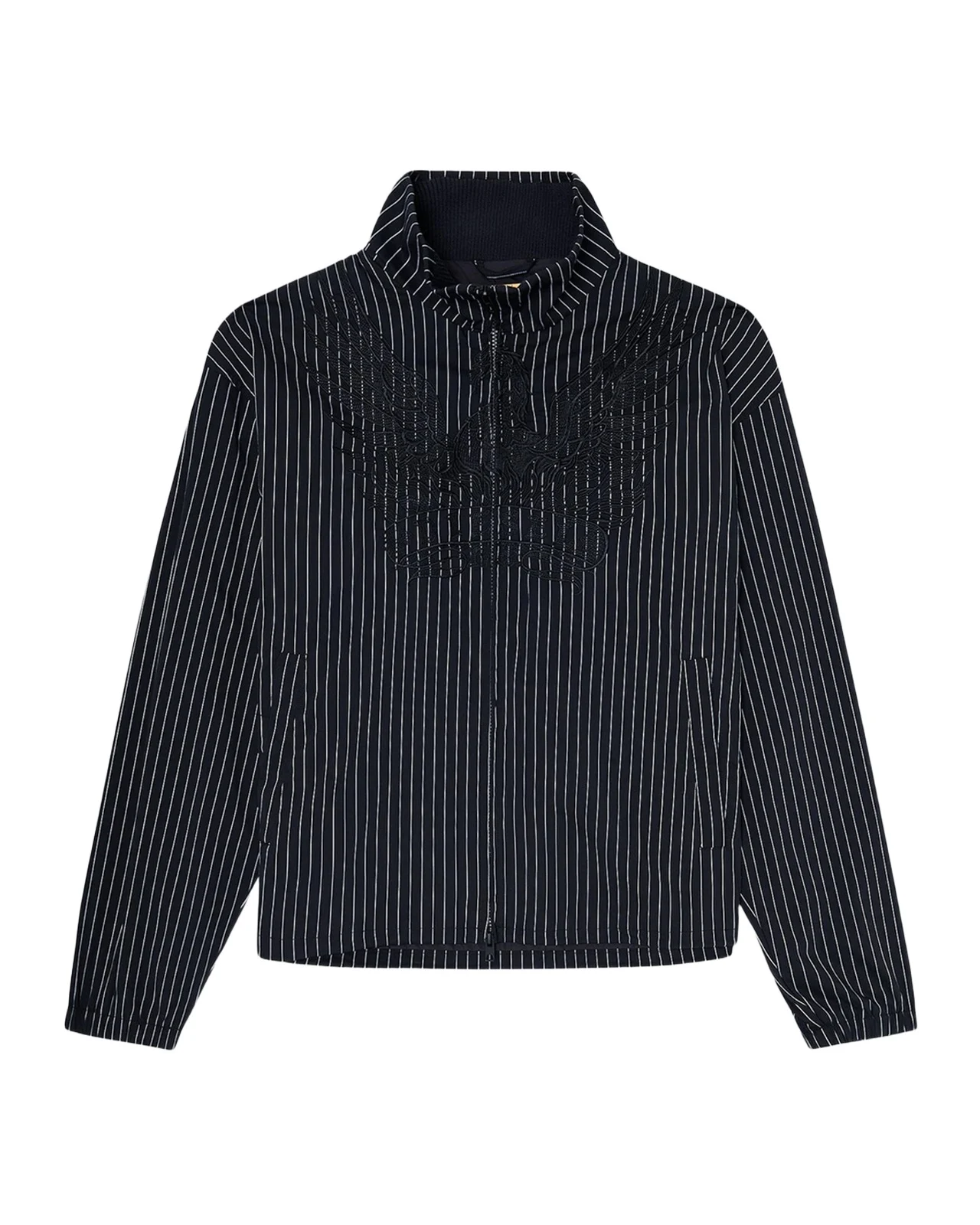 Men's Corsar Embroidered Phoenix Pinstripe Blouson Men's Corsar Embroidered Phoenix Pinstripe Blouson
