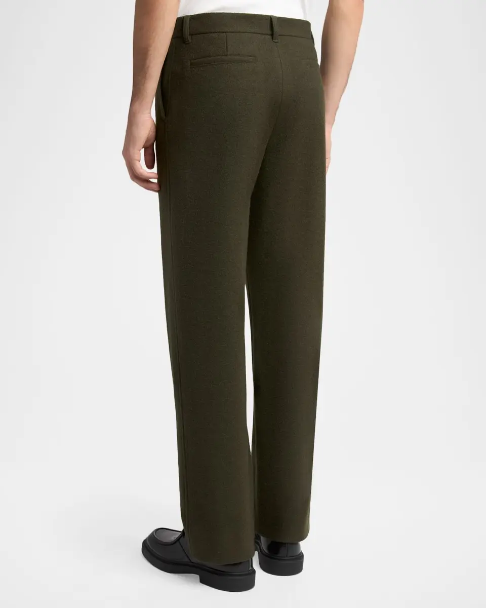 Jil Sander Men's Brushed Wool Straight-Leg Pants | Thumbnail 3 Jil Sander Men's Brushed Wool Straight-Leg Pants | Thumbnail 3