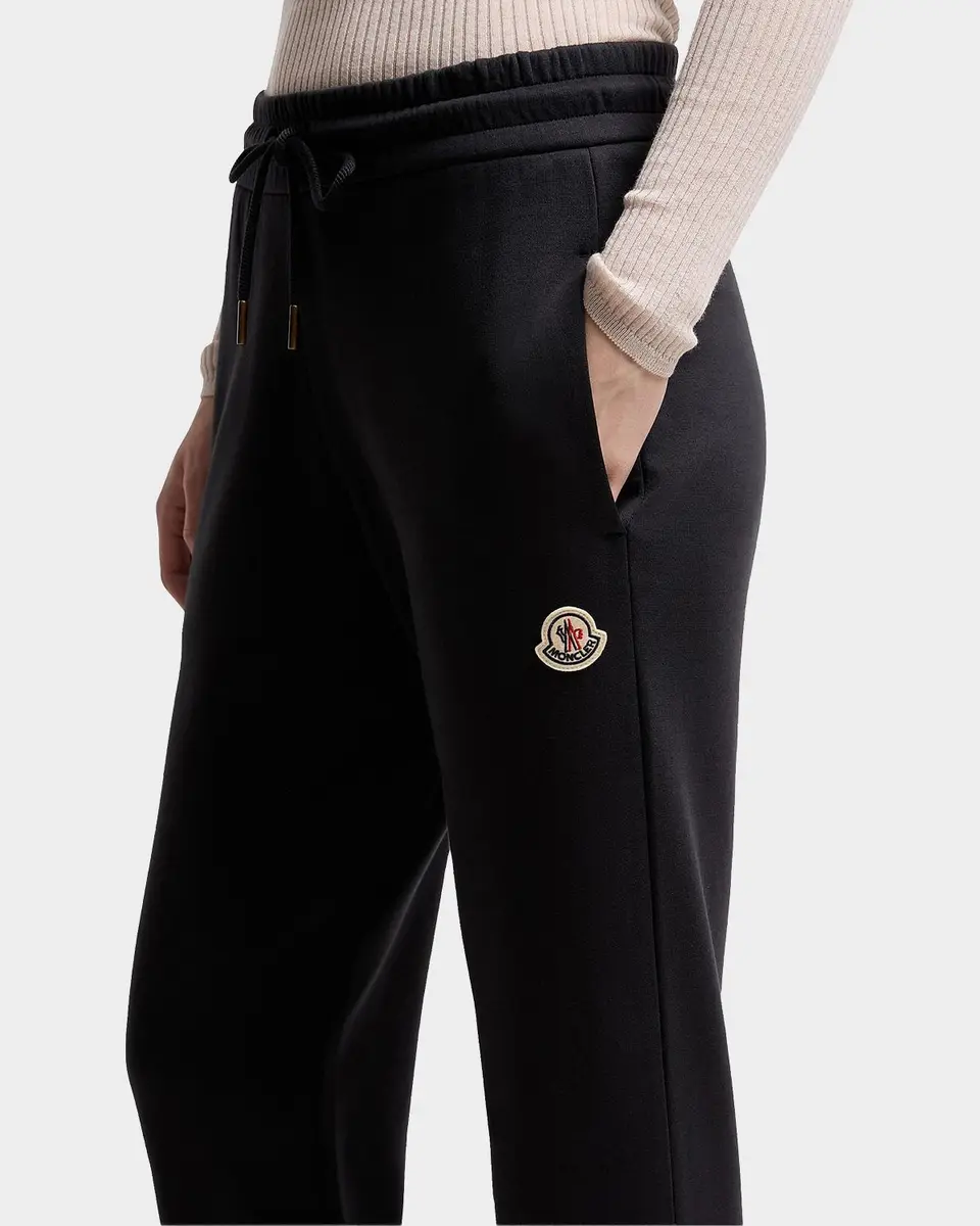 Moncler Cotton-Blend Fleece Sweatpants | Thumbnail 4