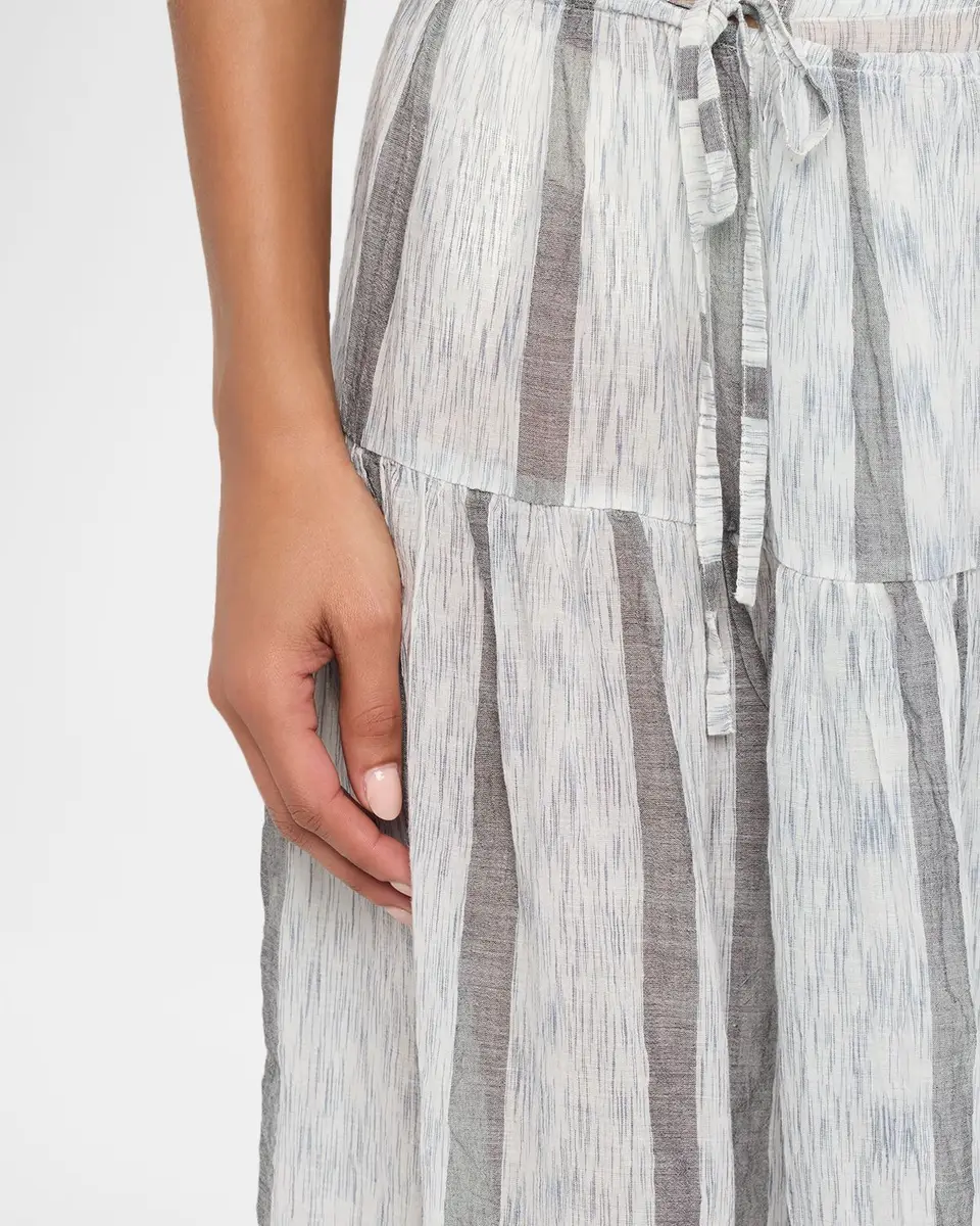 Ulla Johnson Almia Striped Midi Skirt Coverup | Thumbnail 5