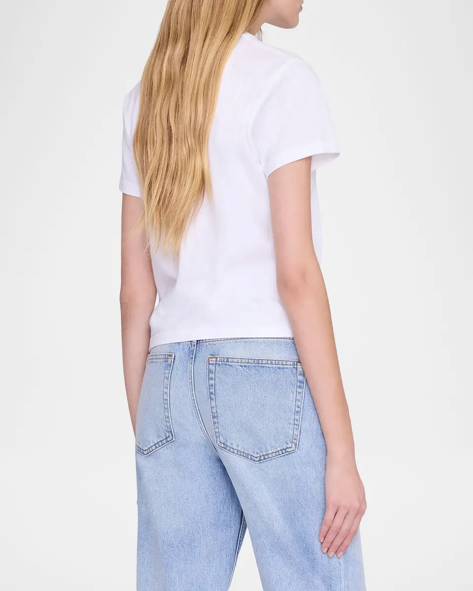Anine Bing Shelley Crewneck Tee | Thumbnail 3 Anine Bing Shelley Crewneck Tee | Thumbnail 3