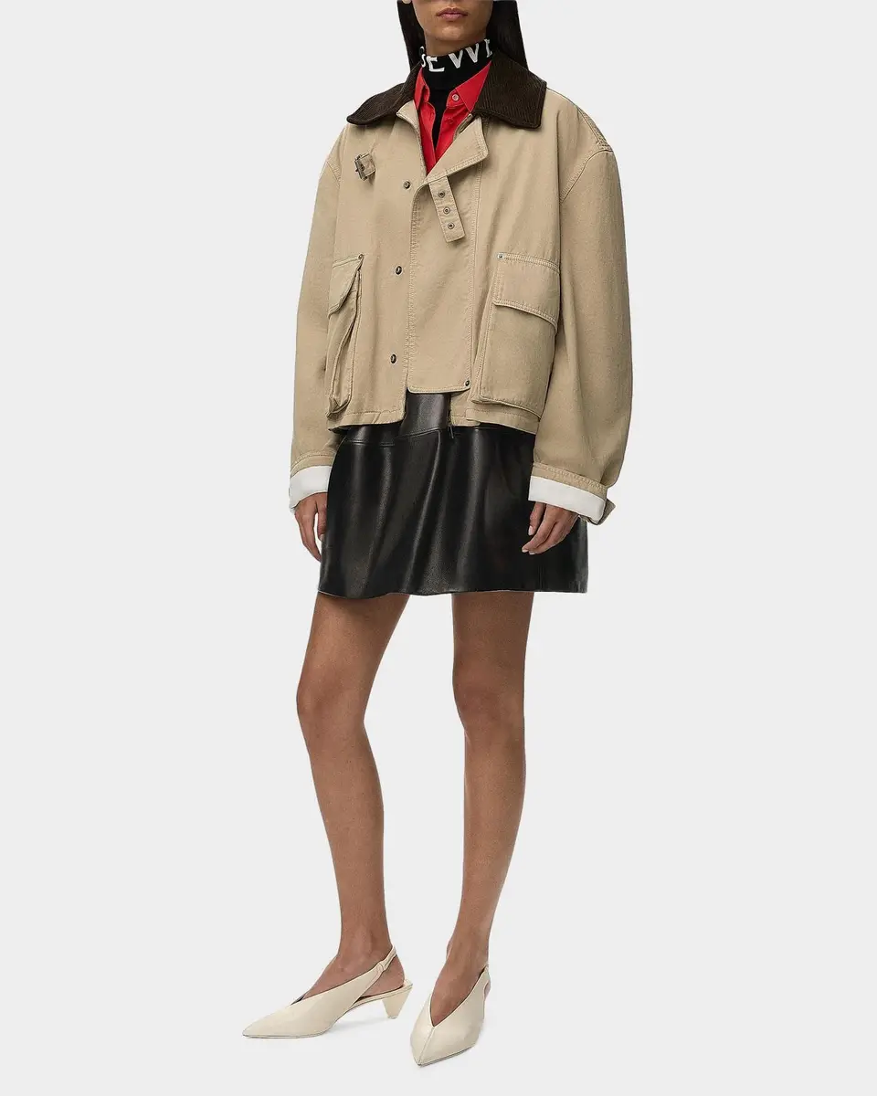 Loewe Corduroy-Collar Utility Jacket | Thumbnail 2 Loewe Corduroy-Collar Utility Jacket | Thumbnail 2